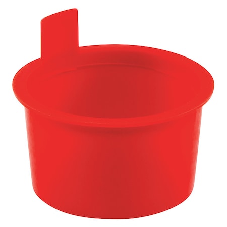 Caplugs Side Lift-Tab Tapered Plug, Red, LDPE 5000 PK L-9 174301HB