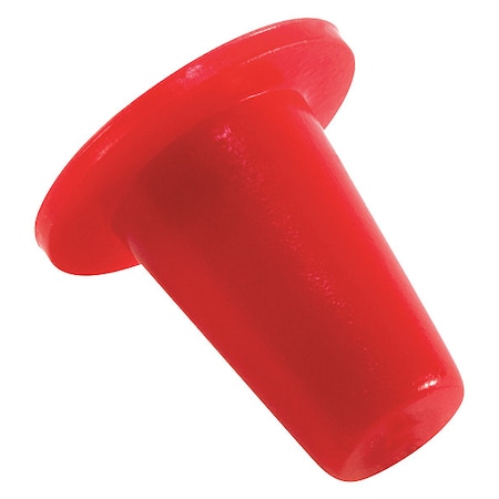 Caplugs Tapered Cap/Plug, Red, LDPE 1000 PK T-0X 99190682