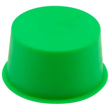 Caplugs Tapered Cap/Plug, Green, LDPE 1000 PK T-19 FLEX 043170EK