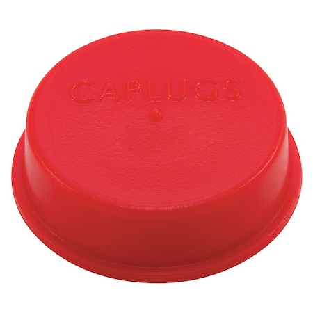 Caplugs Tapered Cap/Plug, Red, LDPE 7500 PK T-189-C 189C1AK1