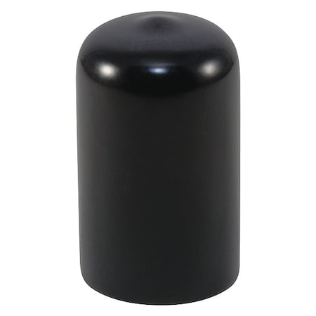 Caplugs Vinyl Cap, Black, Vinyl 1000 PK VC-875-24 A535A11A