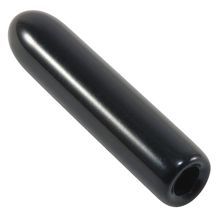 Caplugs Vinyl Cap, Black, Vinyl 1000 PK VC-080-10 99190050