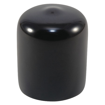 Caplugs Vinyl Cap, Black, Vinyl 200 PK VC-750-16 99190184