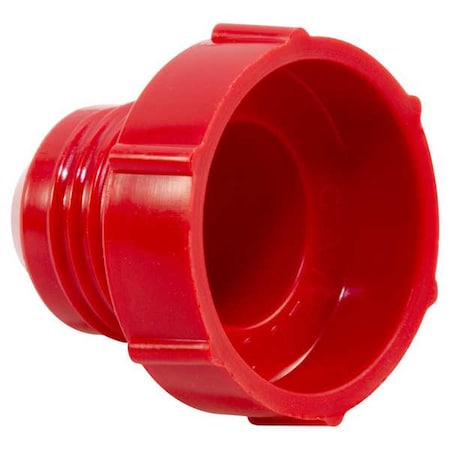 Caplugs Threaded Plug, Red, LDPE, 1000 PK PD-40 LDPE 99191174