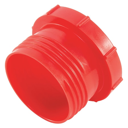 Caplugs Threaded Plug, Red, LDPE 5000 PK PDE-3 350301HB