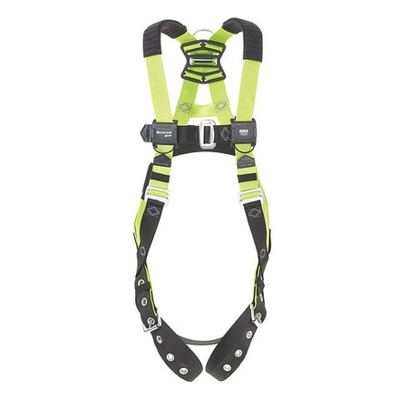 HONEYWELL MILLER Fall Protection Harness, Universal (L/XL), Polyester H5ISP311002