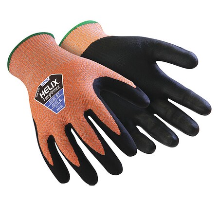 Hexarmor Knit Gloves, Cut Level A7 , Dipped , Foam Nitrile , Sandy , XL 1 PR 2052-XL (10)