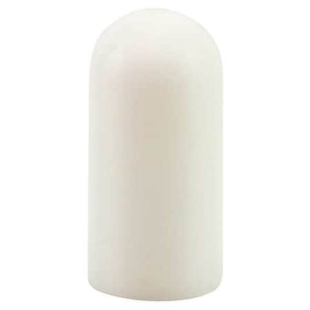 Caplugs Straight Sided Cap, White, Silicone 500 PK SC281-0625 SH-61942