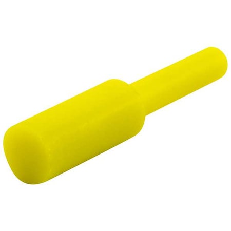 Caplugs Ultrabake Silicone Pull Plug, Yellow, Silicone, 250 PK SPP66 SH-51540