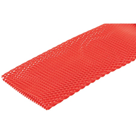 Caplugs Sleeve Web Netting, Red, LDPE SW-250-66 421101HB