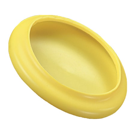Caplugs Vinyl Flange Cover, Yellow, Vinyl 50 PK VF-4000 99190654