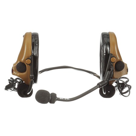 3M Tactical Headset, Two Way, Dual Lead, Brown MT20H682BB-19 CY
