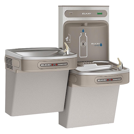 Elkay Indoor, Yes ADA, Drinking Fountain with Bottle Filler LZOOTL8WSLK