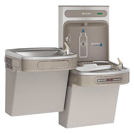 Elkay Indoor, Yes ADA, Drinking Fountain with Bottle Filler EZOTL8WSLK