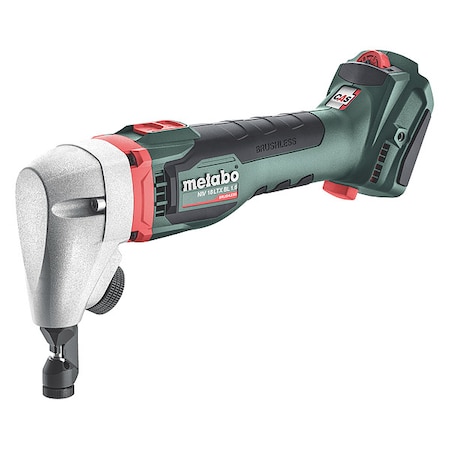 METABO Nibbler, 18V DC, 1 9/16" Min Cut Radius NIV 18 LTX BL