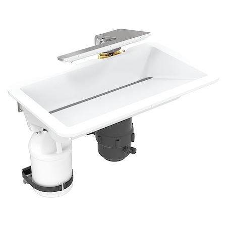 Bradley Bathroom Sink Kit, 24.5"x14.5"x7.625 WB2-WB-TR1-0049