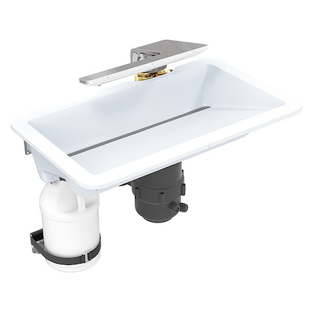 Bradley Bathroom Sink Kit, 24.5"x14.5"x7.625 WB2-WB-TR1-0053