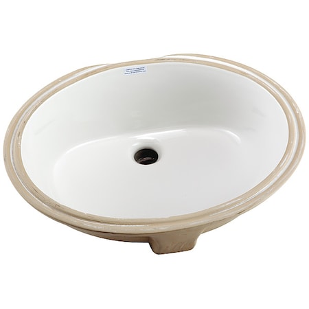 Gerber Bathroom Sink, 19.125"x15"x8.125", White G0012780