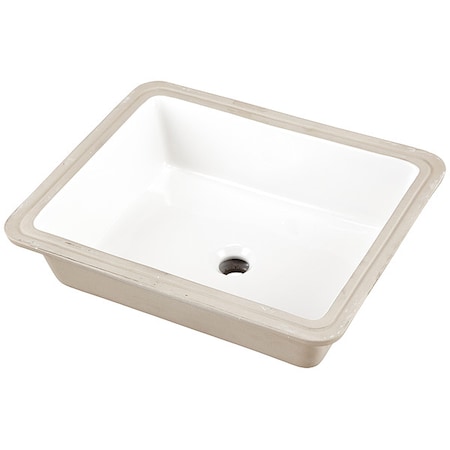 Gerber Bathroom Sink, 19.625"x15.5"x6.875", White G0012791