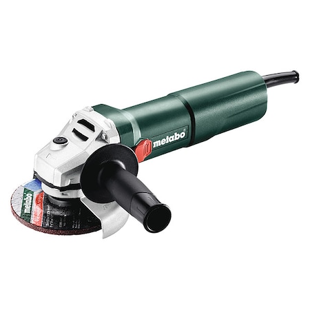 Metabo Angle Grinder, 4-1/2 in, 5 in Dia, 12,000 RPM W 1100-125