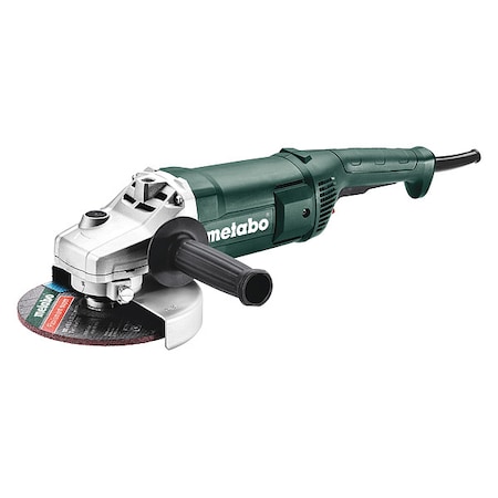 Metabo Angle Grinder, 9 in Dia, 6,600 RPM, 15 A W 2200-230