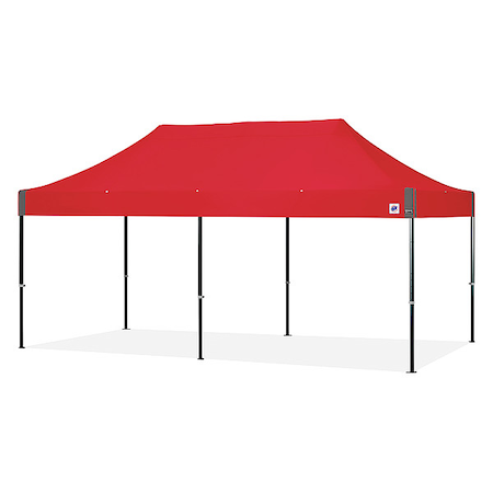 E-Z Up Portable Shelter, 20 ft L, Polyester END3ABK20VTKMCRD