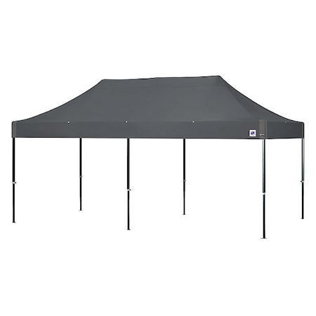 E-Z Up Portable Shelter, 20 ft L, Polyester END3ABK20VTKMCSG