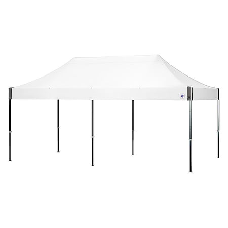 E-Z Up Portable Shelter, 20 ft L, Polyester END3ABK20VTKMCWH