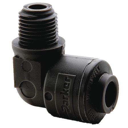 ファッション好きが選ぶ人気ブランドランキング Elbow, Male Trueseal 3/8 FB6ME6 Black PVDF, Size, Tube in フラワー・リース