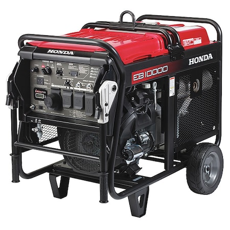 Honda Portable Generator, Gasoline, 9,000 W Rated, 10,000 W Surge, Electric Start, 120/240V AC EB10000AN2