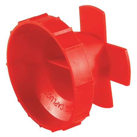 Caplugs Universal Thread Plug, Red, Low Density Polyethylene 600 PK UTP-100 99191201