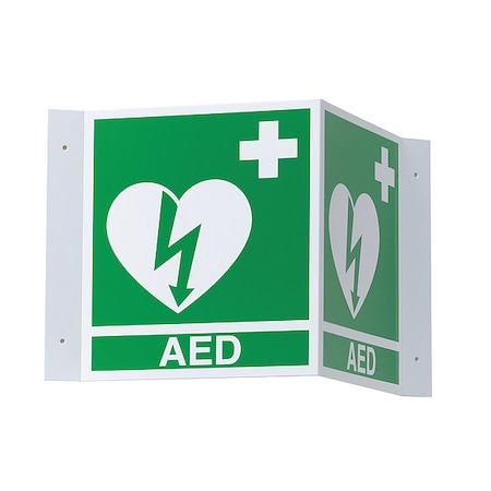 Zoll AED 3-D Wall Sign, 8-1/2 H x 11" W 9310-0738