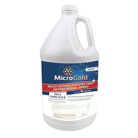 Microgold Multi-Action Disinfectant Antimicrobial Spray, Bottle, Unscented, 4 PK MG0096