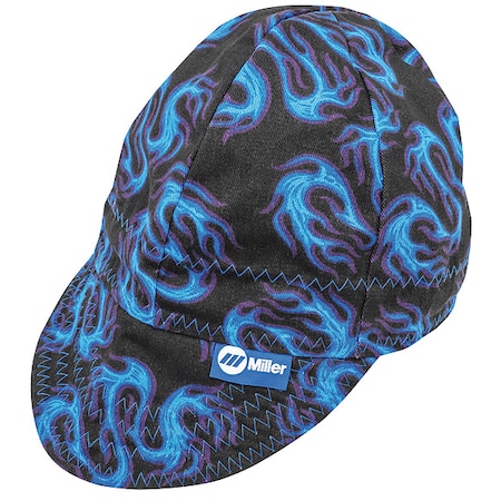 Miller Electric Welding Cap, Blue Flame, 7-1/2" 286974