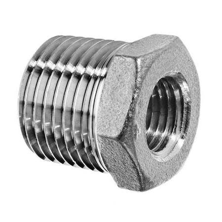 ZORO SELECT Hex Bushing, Aluminum, 1 1/2 x 1/2 in ZUSA-PF-9407