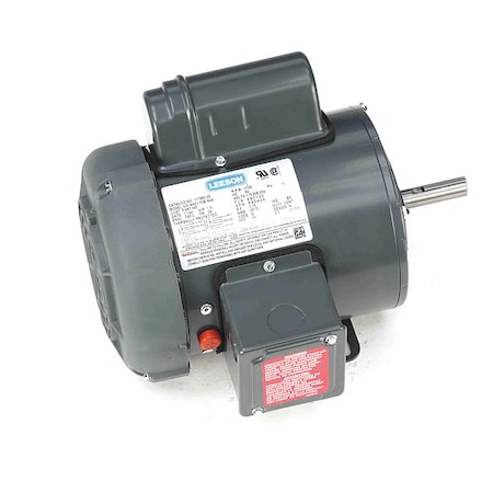 Leeson Farm Duty Motor, Capacitor-Start, 1/3 HP, 115/208-230V AC, 1,725 Nameplate RPM, 56 Frame M002256.00