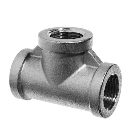 Zoro Select Tee, Aluminum, 1/4 in, FNPT, Class 150 ZUSA-PF