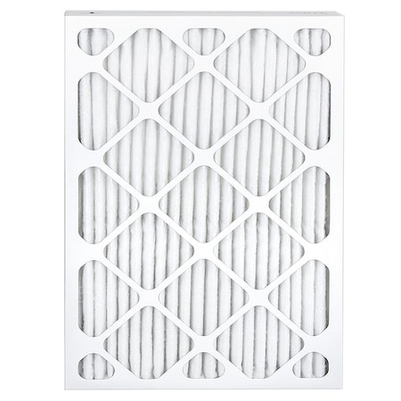 Zoro Select 16x25x2 Pleated Air Filter, High Capacity, Synthetic, MERV 13, 1.0 to 3.0 micron 60RD85