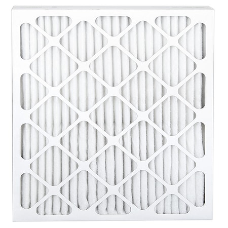 Zoro Select 20x25x2 Pleated Air Filter, High Capacity, Synthetic, MERV 13, 1.0 to 3.0 micron 60RD88