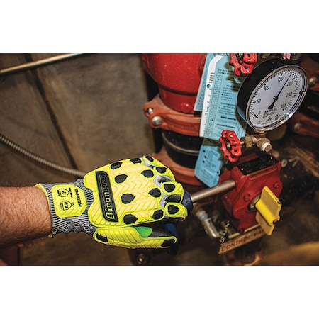 Ironclad Performance Wear Knit Gloves, Cut Level A2 , Dipped , Polyurethane , Smooth , XXL KCI2PU-06-XXL