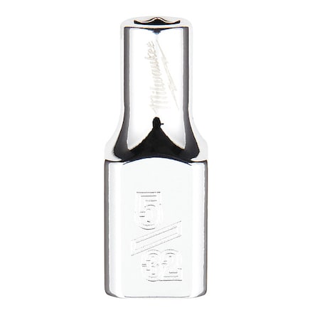 Milwaukee Tool 1/4 in. Drive 5/32 in. SAE 6-Point Socket with FOUR FLAT Sides 45-34-9000