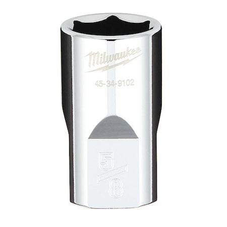 Milwaukee Tool 1/2 in. Drive 5/8 in. SAE 6-Point Socket with FOUR FLAT Sides 45-34-9102