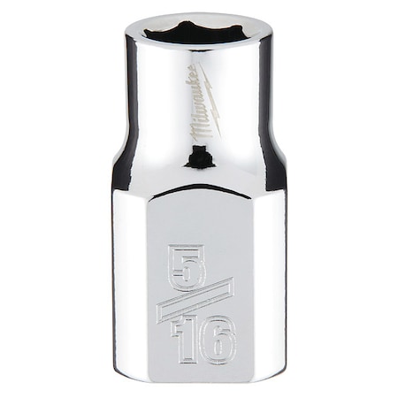 Milwaukee Tool 3/8 in. Drive 5/16 in. SAE 6-Point Socket with FOUR FLAT Sides 45-34-9061