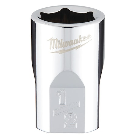 Milwaukee Tool 3/8 in. Drive 1/2 in. SAE 6-Point Socket with FOUR FLAT Sides 45-34-9064