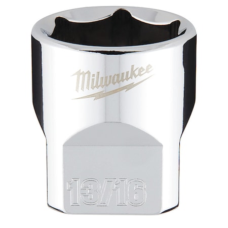 Milwaukee Tool 3/8 in. Drive 13/16 in. SAE 6-Point Socket with FOUR FLAT Sides 45-34-9069