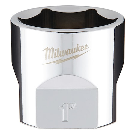 Milwaukee Tool 3/8 in. Drive 1 in. SAE 6-Point Socket with FOUR FLAT Sides 45-34-9072