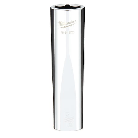 Milwaukee Tool 1/2 in. Drive 5/8 in. SAE 6-Point Deep Socket with FOUR FLAT Sides 45-34-9128