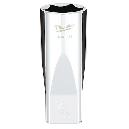 Milwaukee Tool 1/2 in. Drive 15/16 in. SAE 6-Point Deep Socket with FOUR FLAT Sides 45-34-9133