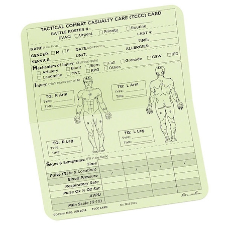 Casualty Card