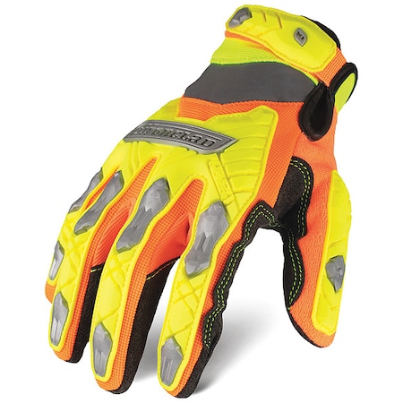 Ironclad Performance Wear COMMAND IEX-HZI5 Mechanics Gloves, Synthetic Leather Palm, Polyester Back, L IEX-HZI5-04-L